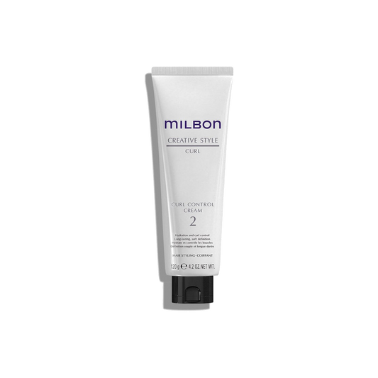 Milbon Curl Care Cream #2 at Shade Studio in Long Branch, New Jersey